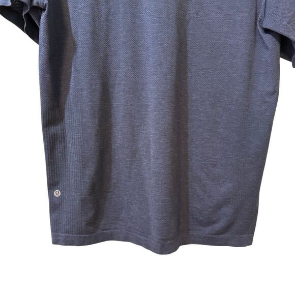 Lululemon Metal Vent Tech T-Shirt Short Sleeve Active Blue Men's Size Medium - Picture 5 of 9